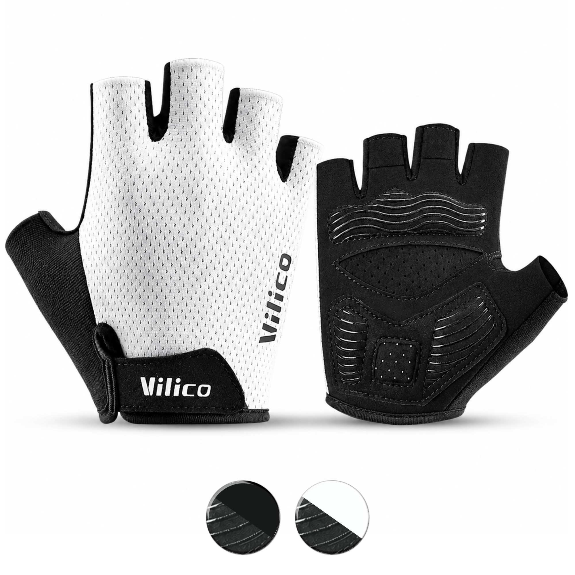 LUVA DE CICLISMO MEIO DEDO MESH A0151