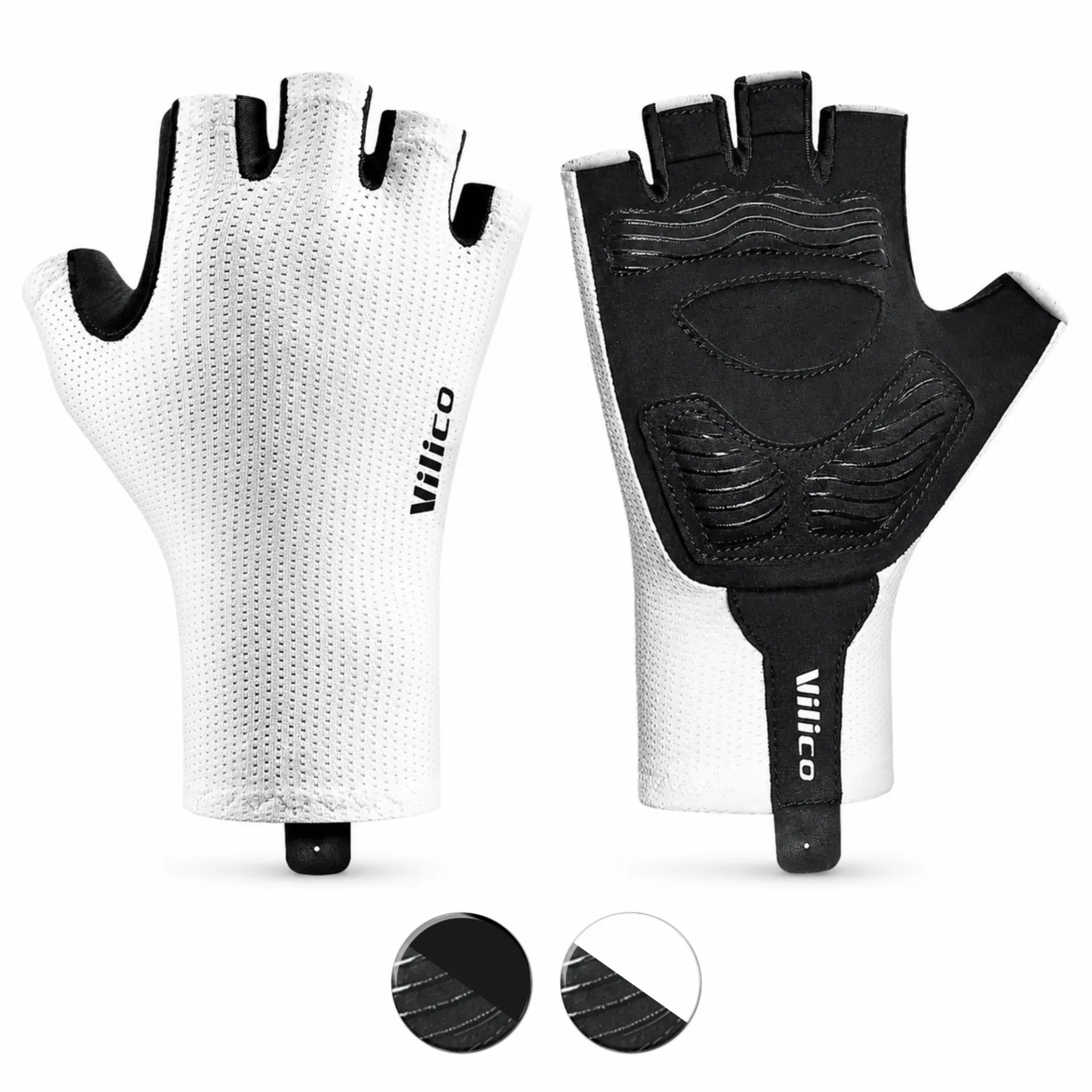 LUVA DE CICLISMO AERO MEIO DEDO MESH A0106
