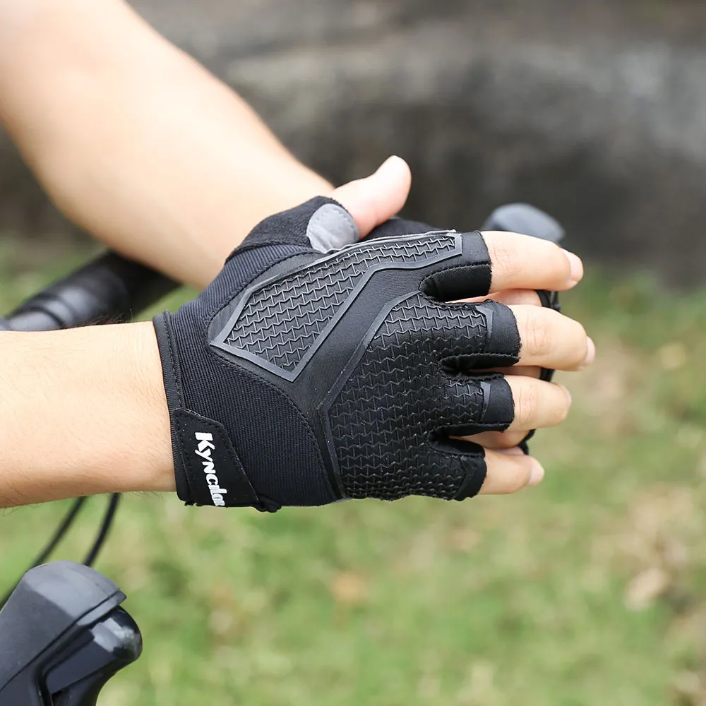 LUVA DE CICLISMO MEIO DEDO GEL E GRIP SILICONE A0028 - Imagem 3