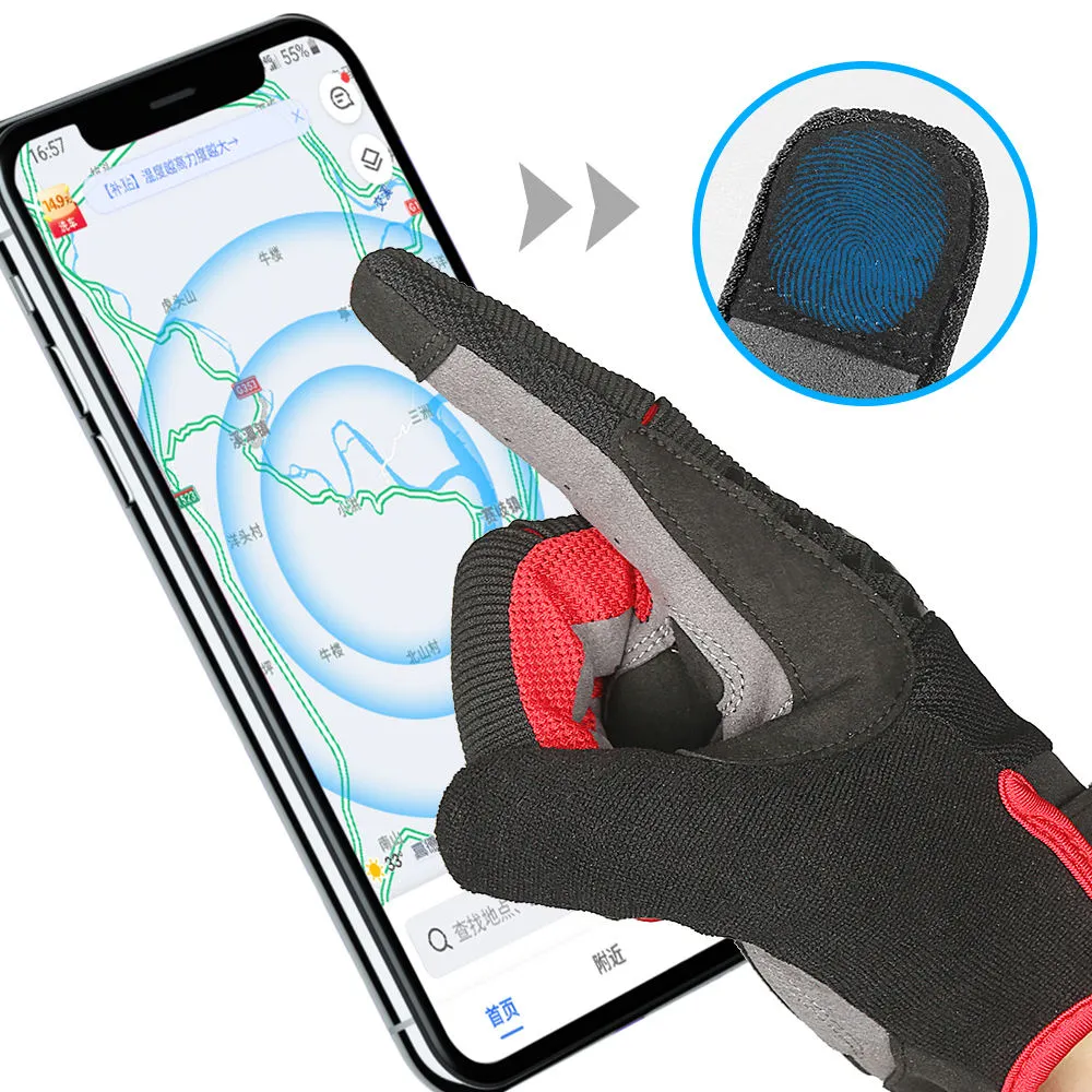 LUVA DE CICLISMO DEDO LONGO TOUCH A0023 - Imagem 4