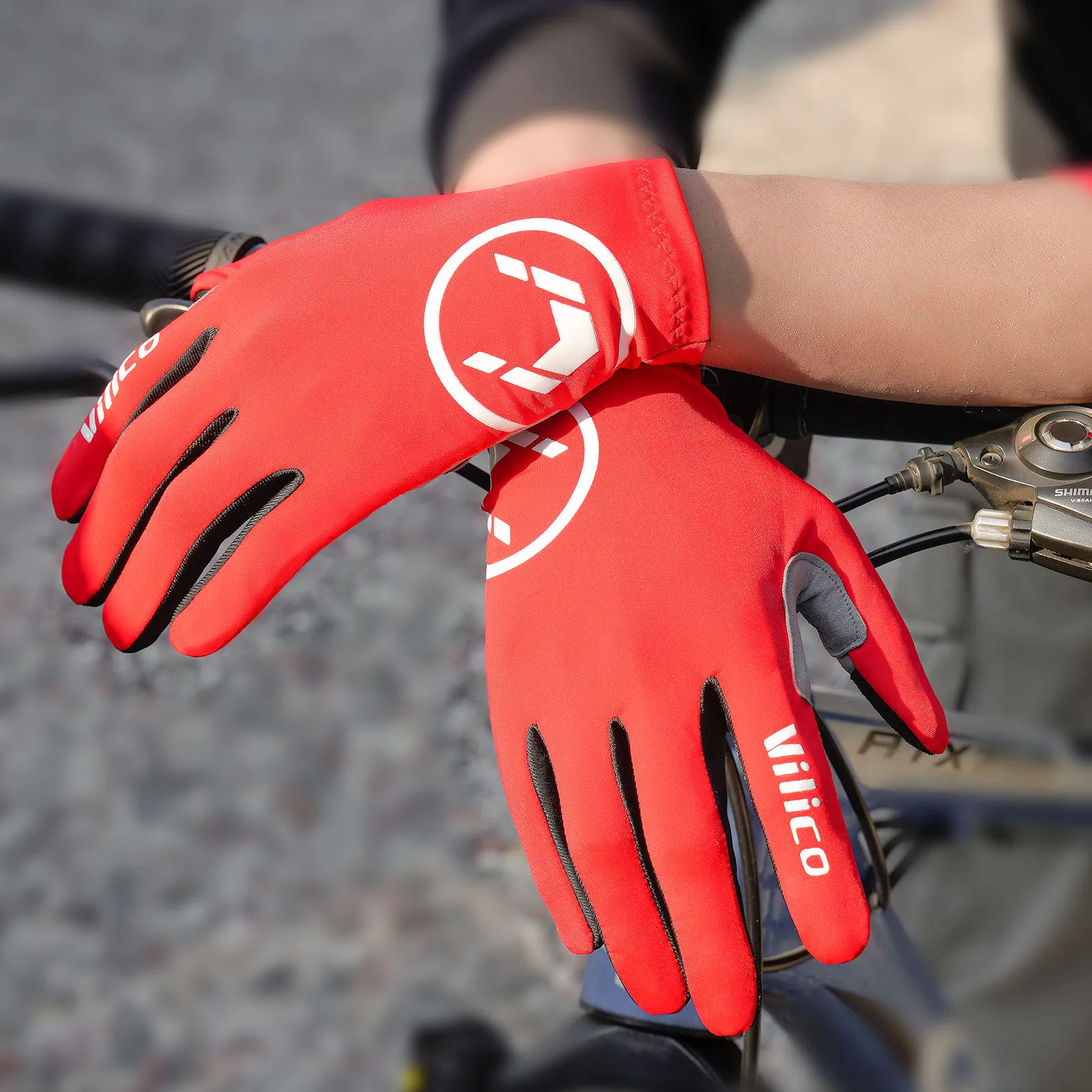 LUVA DE CICLISMO AERO DEDO LONGO COM TOUCH A0076 - Imagem 4