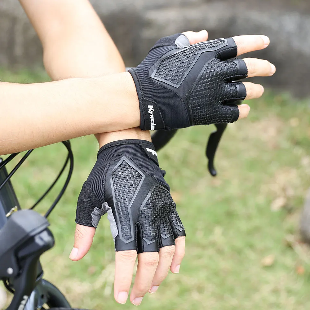 LUVA DE CICLISMO MEIO DEDO GEL E GRIP SILICONE A0028 - Imagem 4