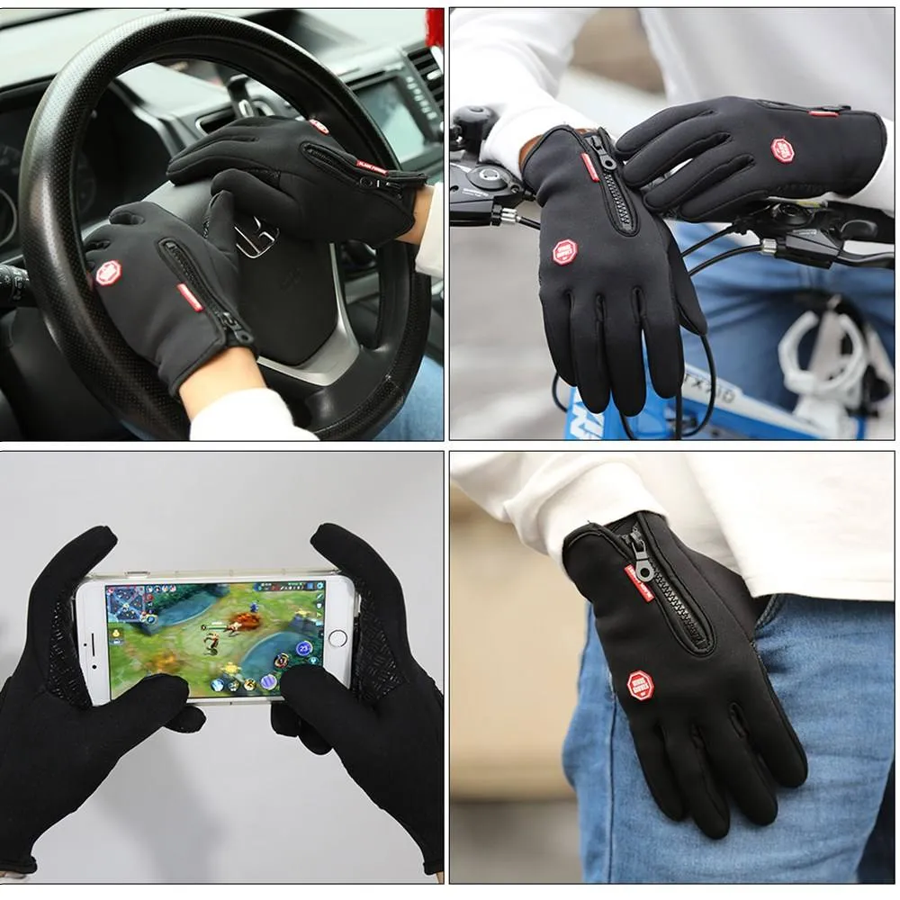 LUVA DE CICLISMO MOTO INVERNO COM TOUCH A0001 - Imagem 2