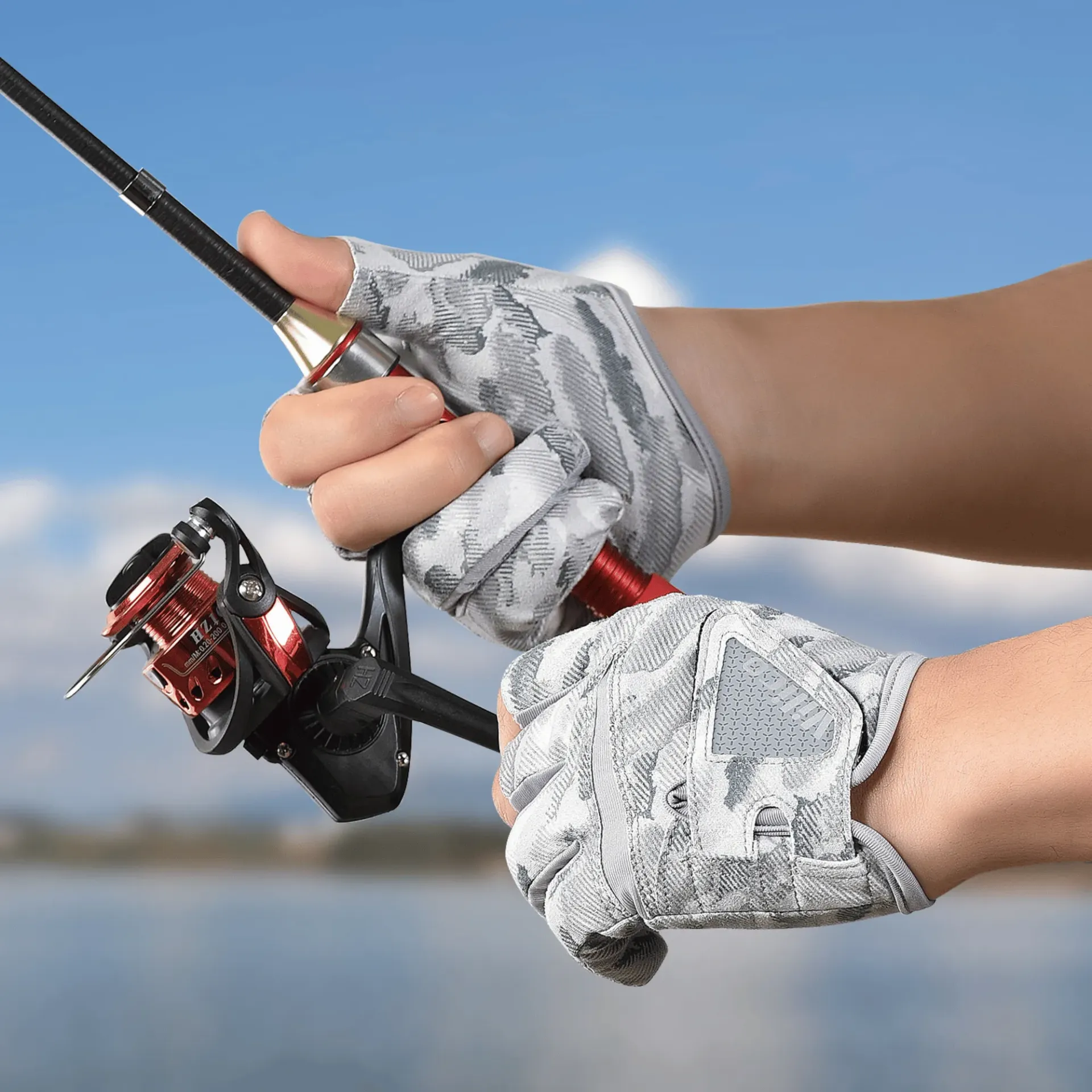 LUVA DE PESCA PESCADOR TRES DEDOS A0125 - Imagem 2