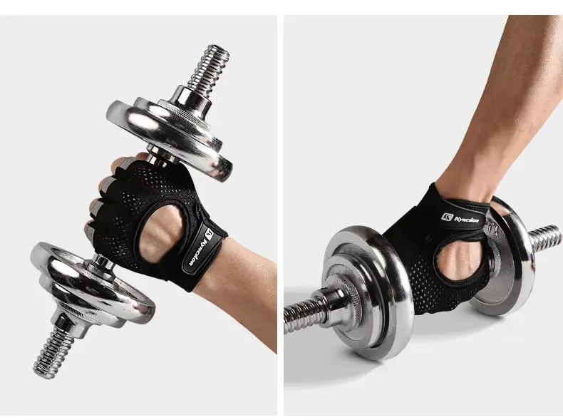 LUVA DE ACADEMIA TREINO MUSCULAÇÃO RESPIRÁVEL A0042 - Imagem 2