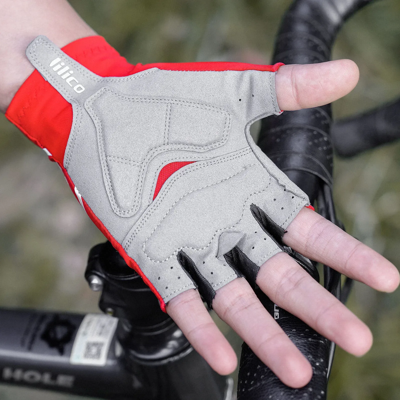 LUVA DE CICLISMO AERO MEIO DEDO A0075