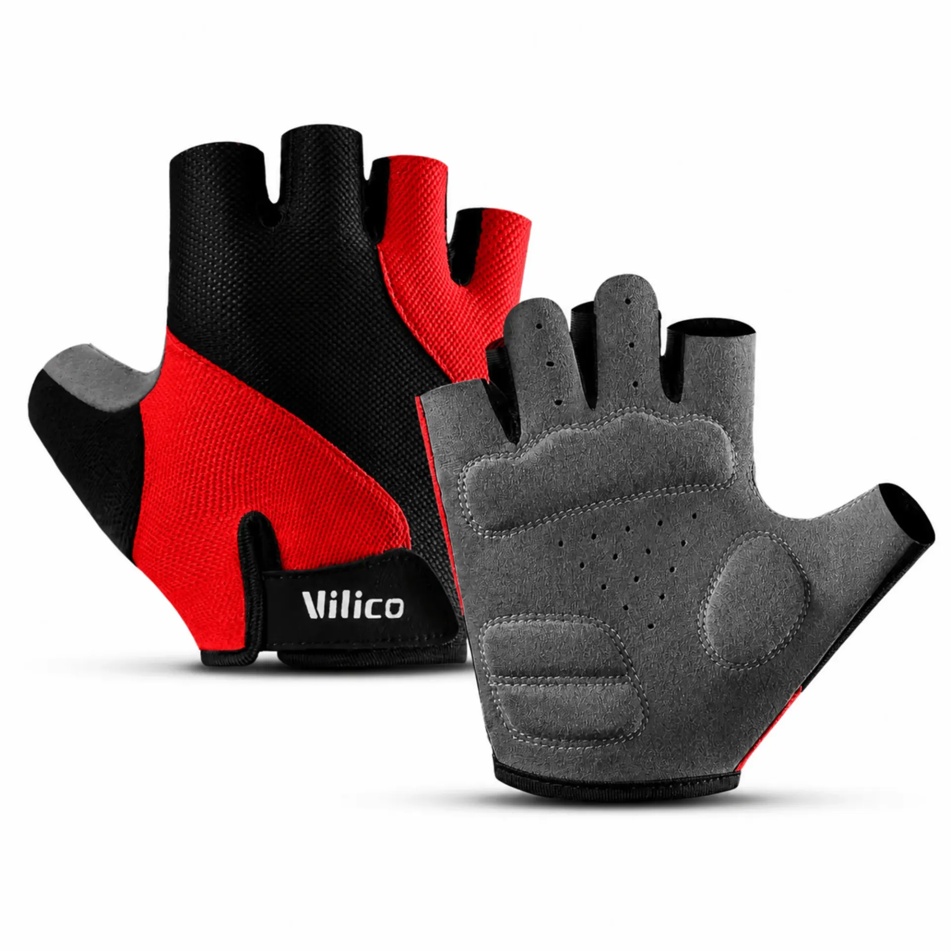 LUVA DE CICLISMO MEIO DEDO MESH A0123