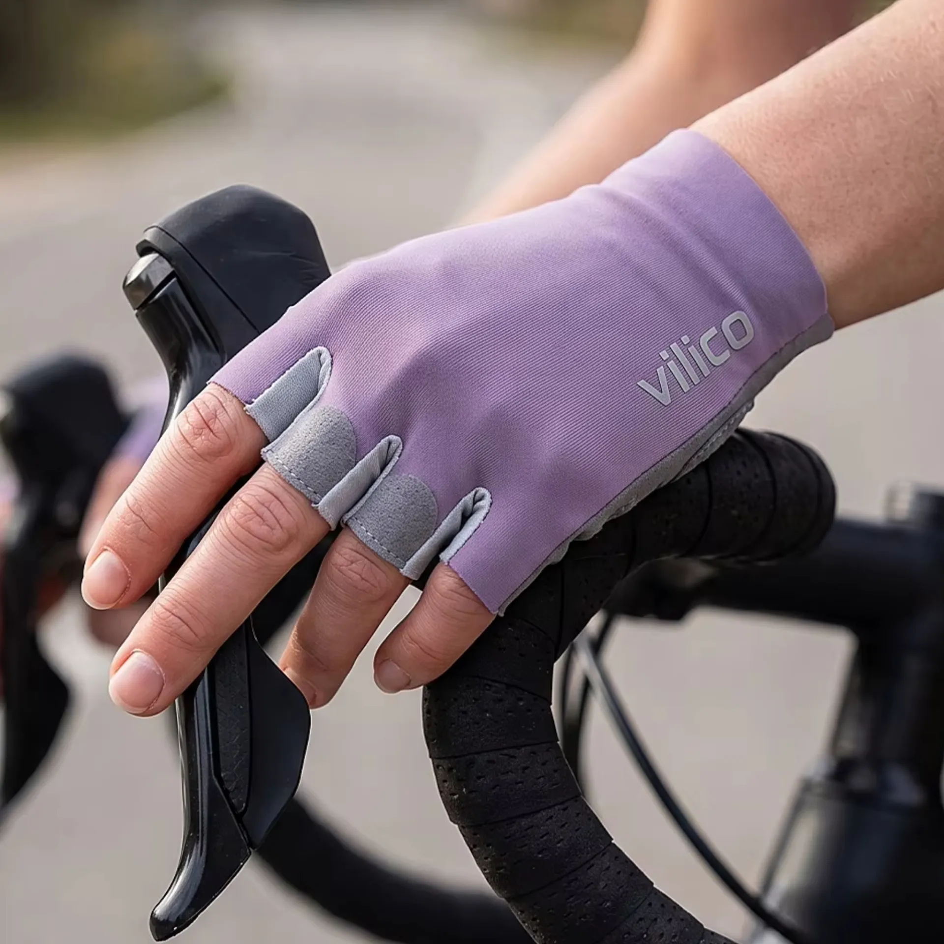 FOTOS DA LUVA PARA CICLISMO FEMININA AERO A0065 - Imagem 2